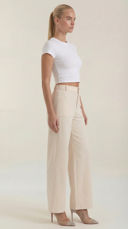 Allison Wide Cord Trousers