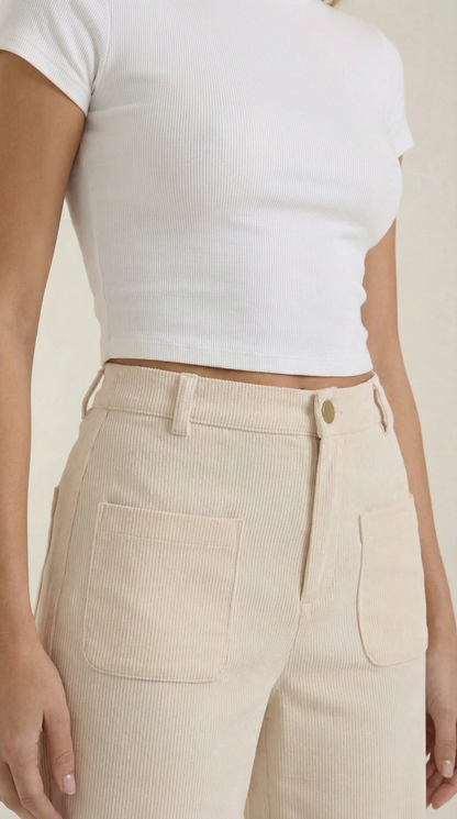 Allison Wide Cord Trousers