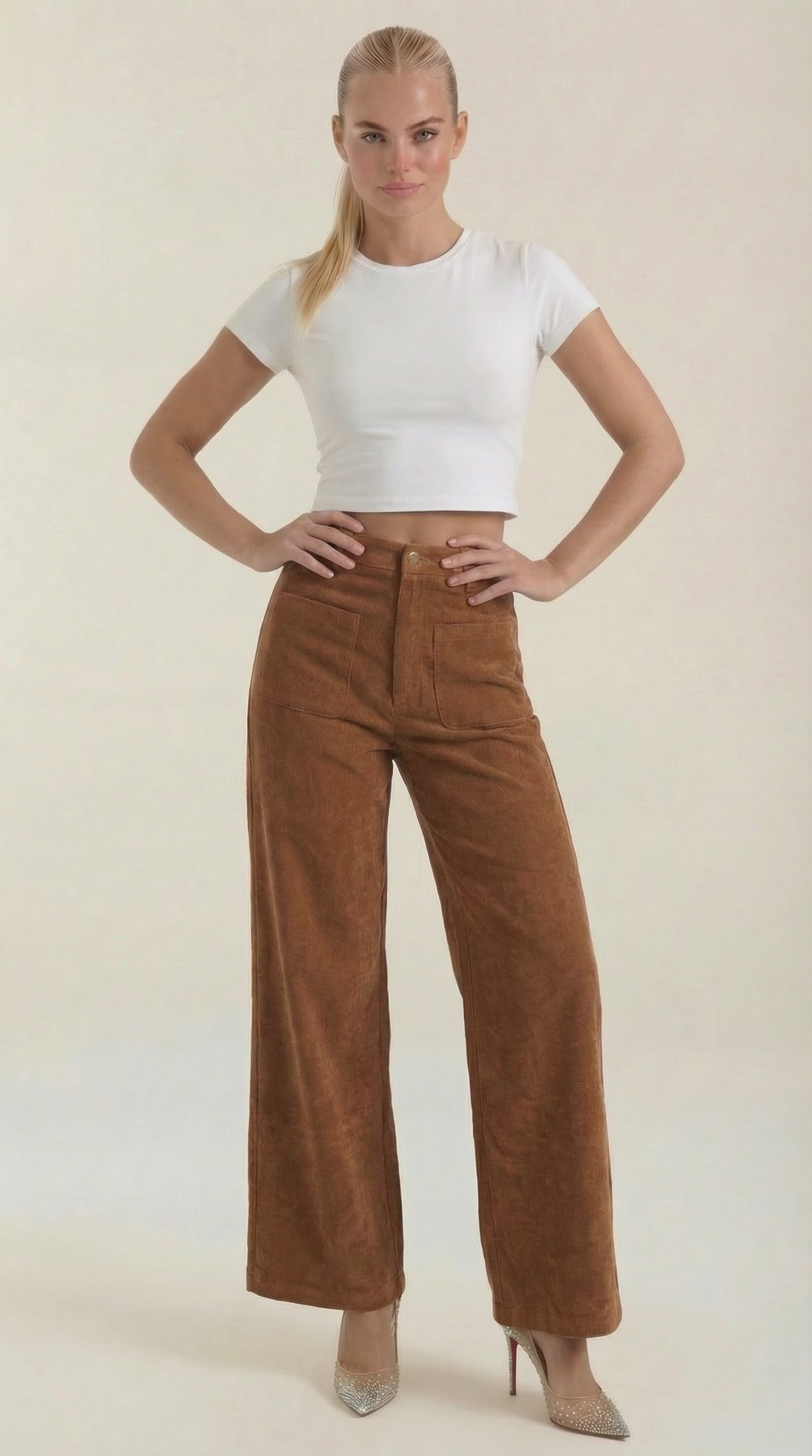 Allison Wide Cord Trousers