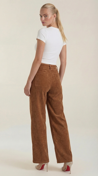 Allison Wide Cord Trousers