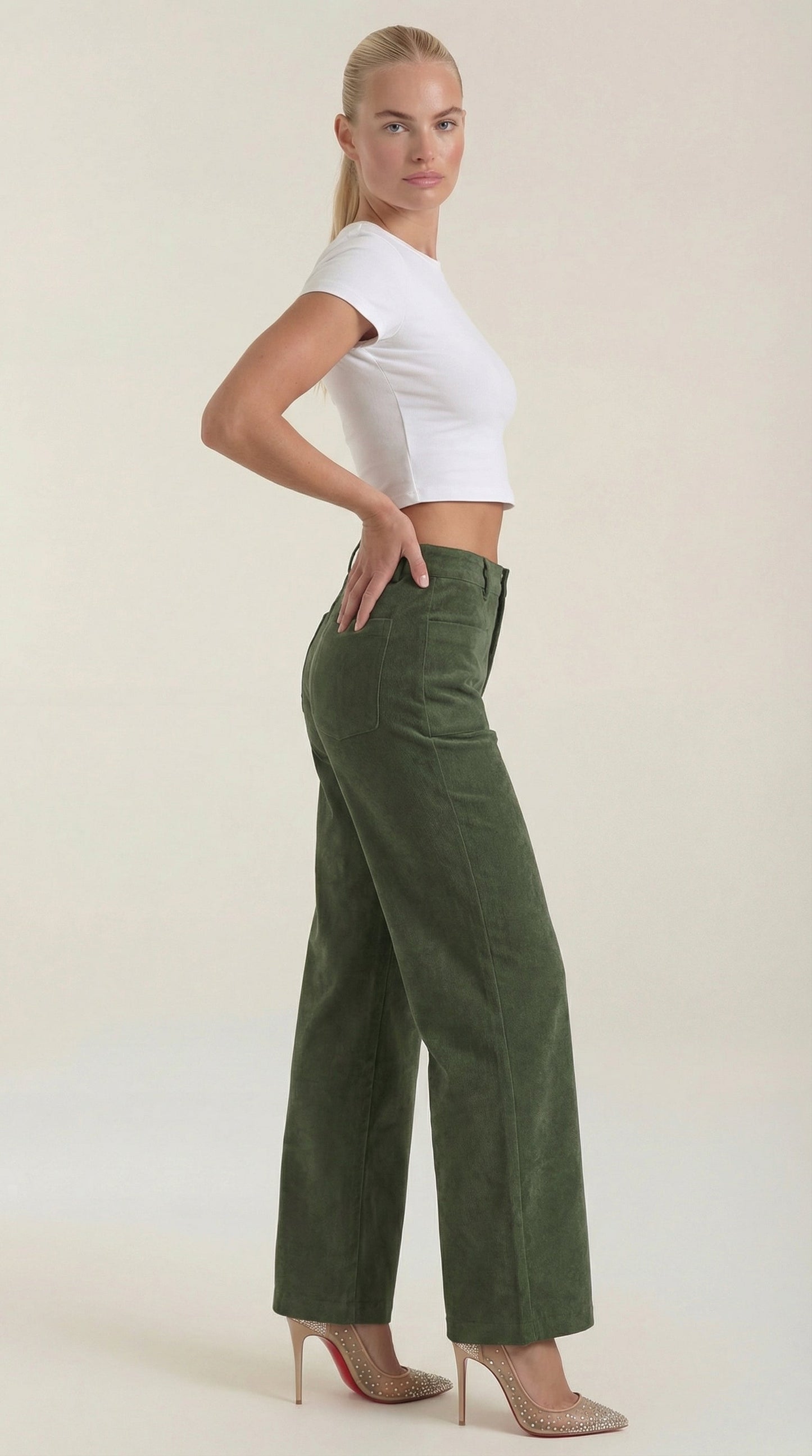 Allison Wide Cord Trousers