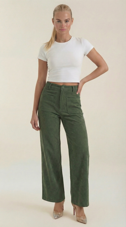 Allison Wide Cord Trousers