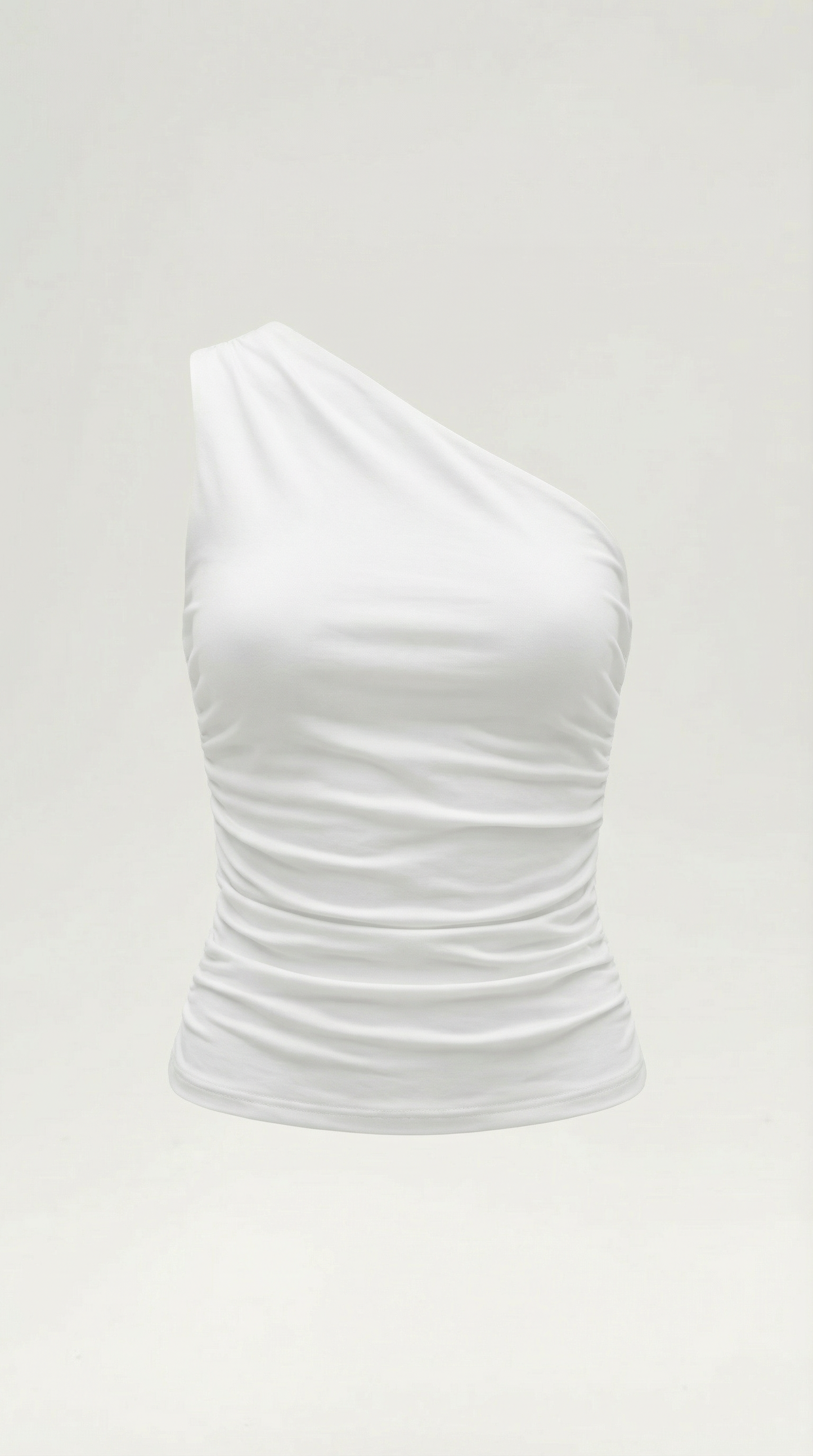 Briony Sleeveless One-Shoulder Top
