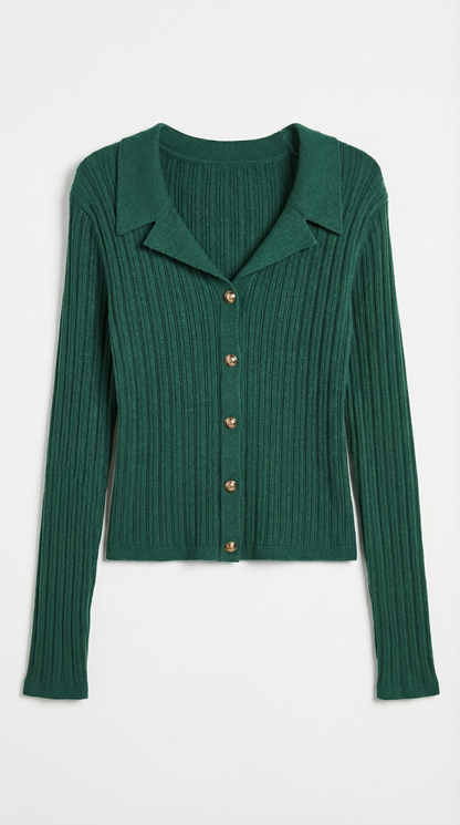 Elaine Ribbed Knit Top