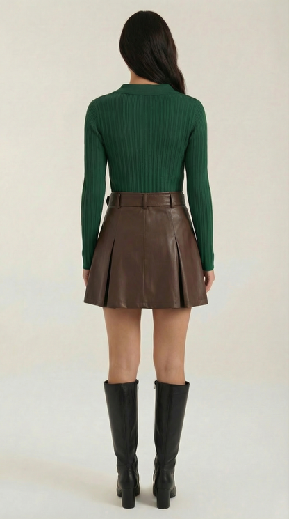 Elaine Ribbed Knit Top