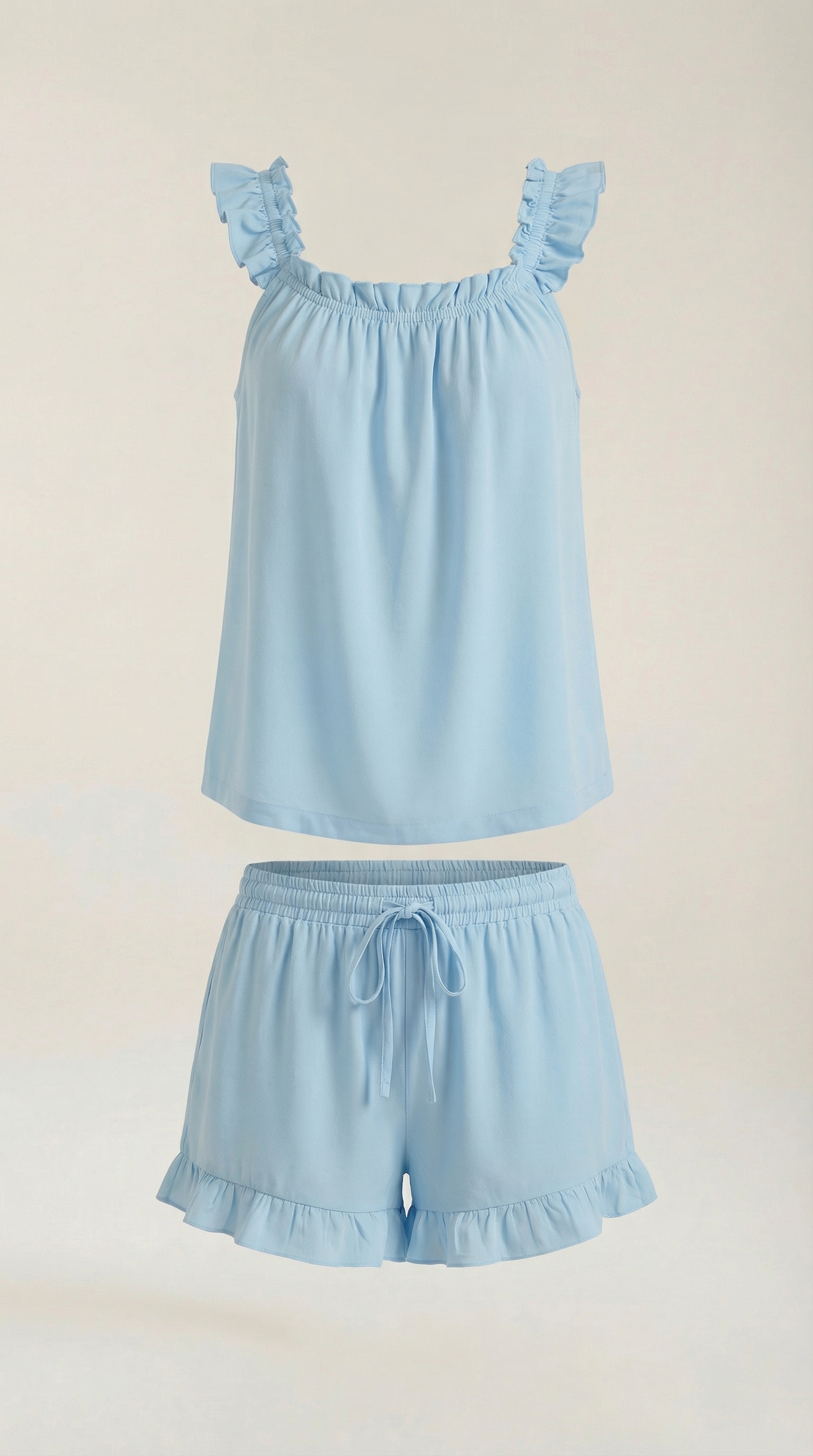Helen Ruffled Cotton Set