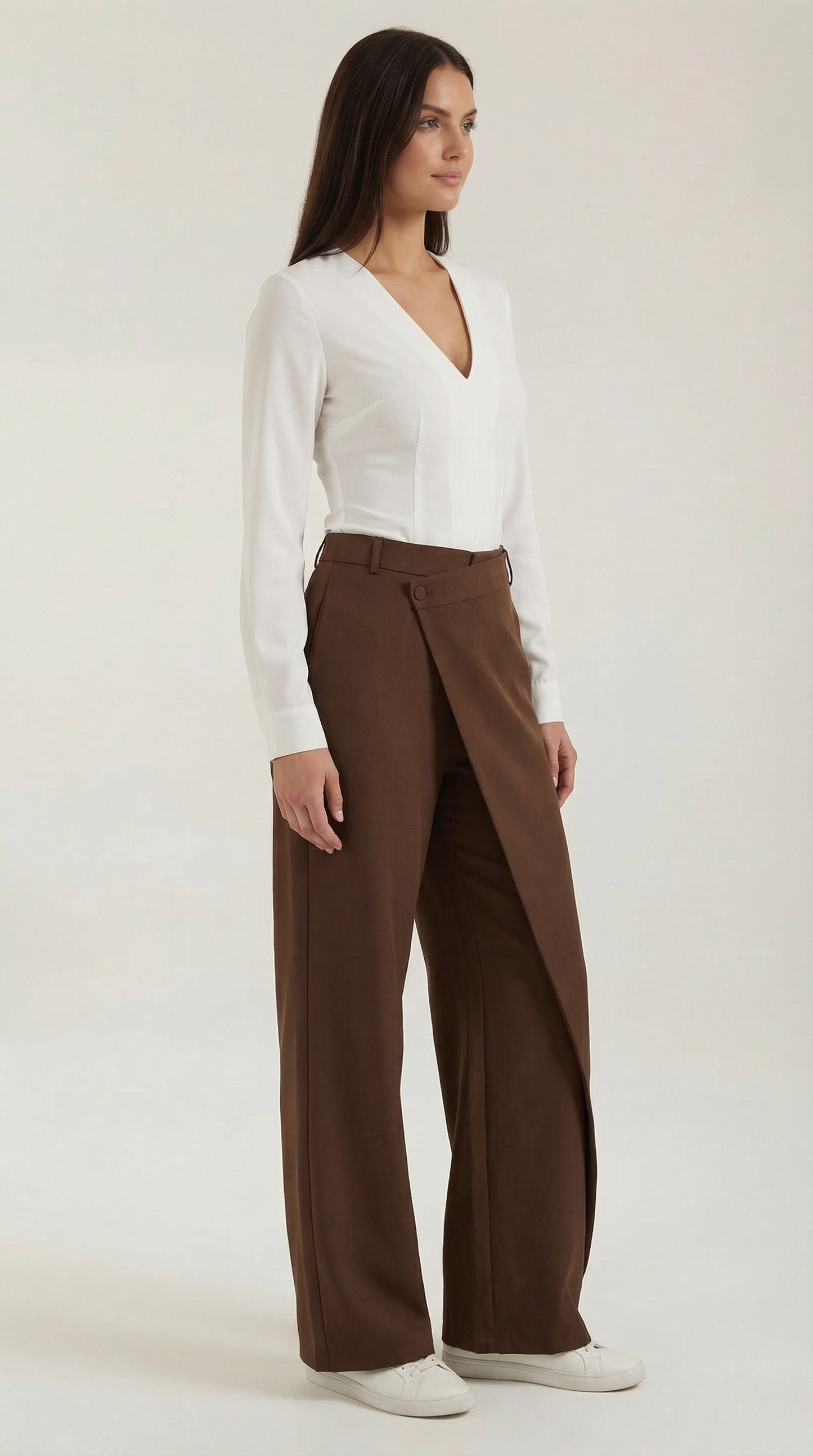 Jean Asymmetrical Pants