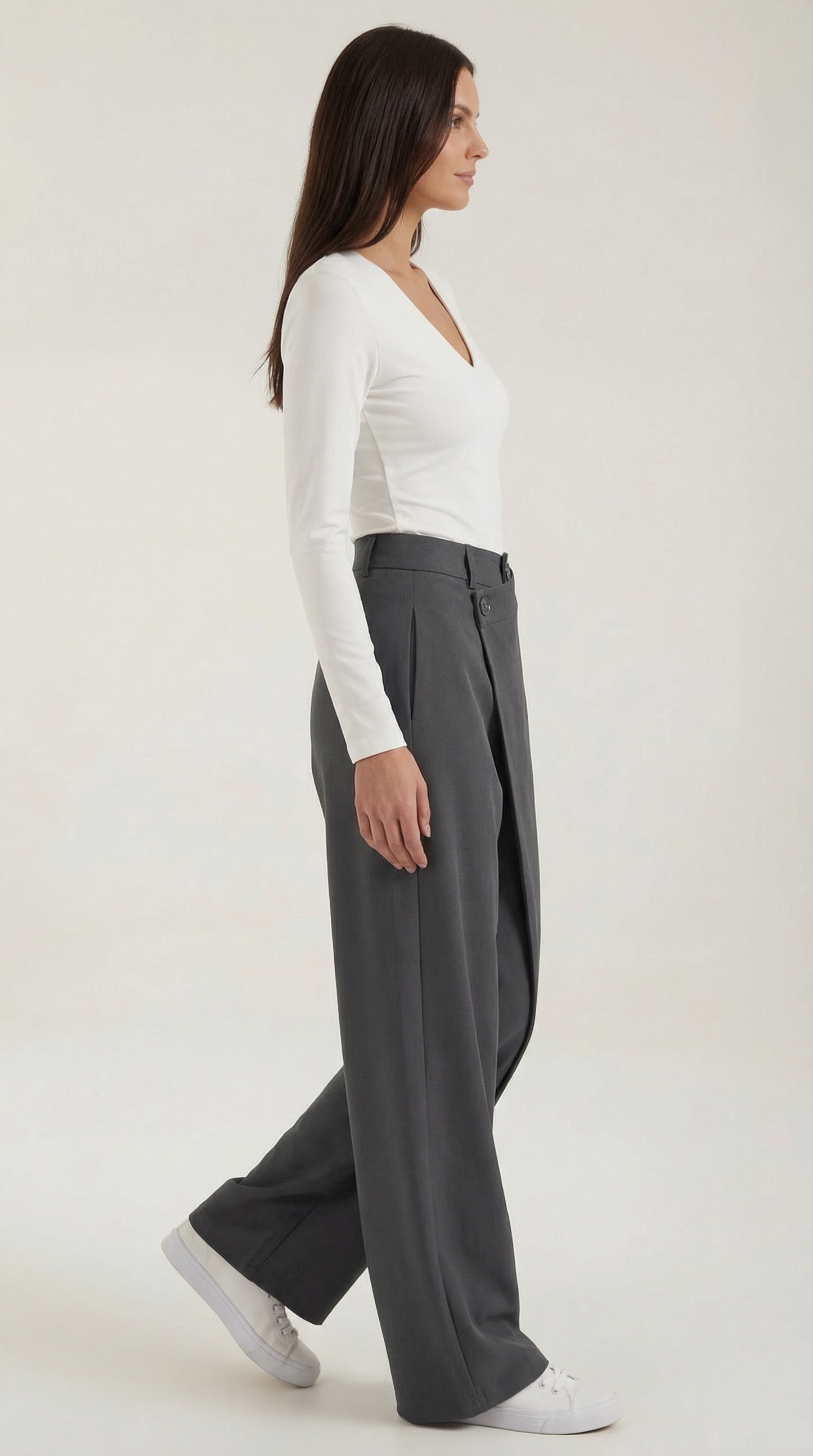 Jean Asymmetrical Pants