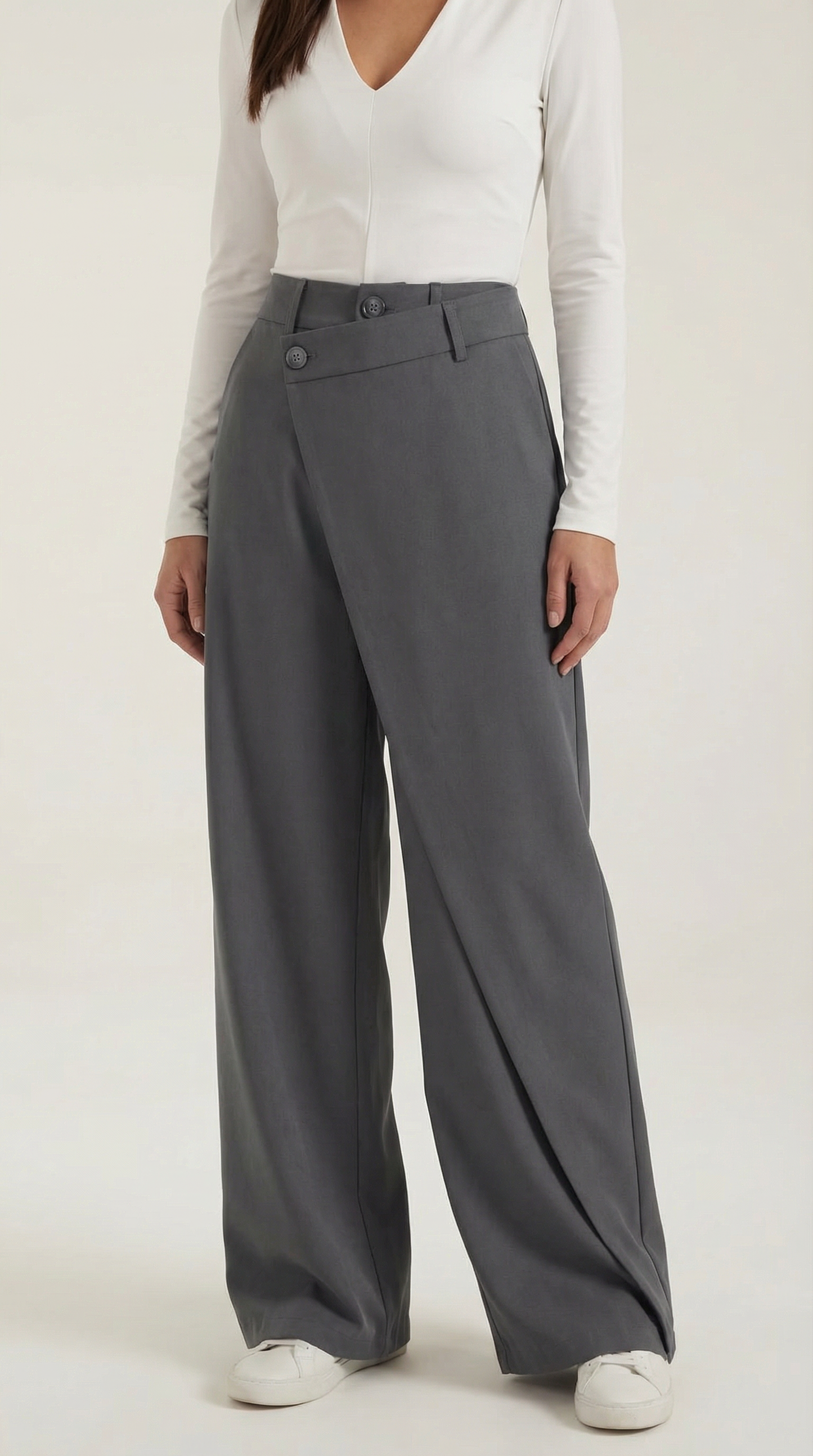 Jean Asymmetrical Pants