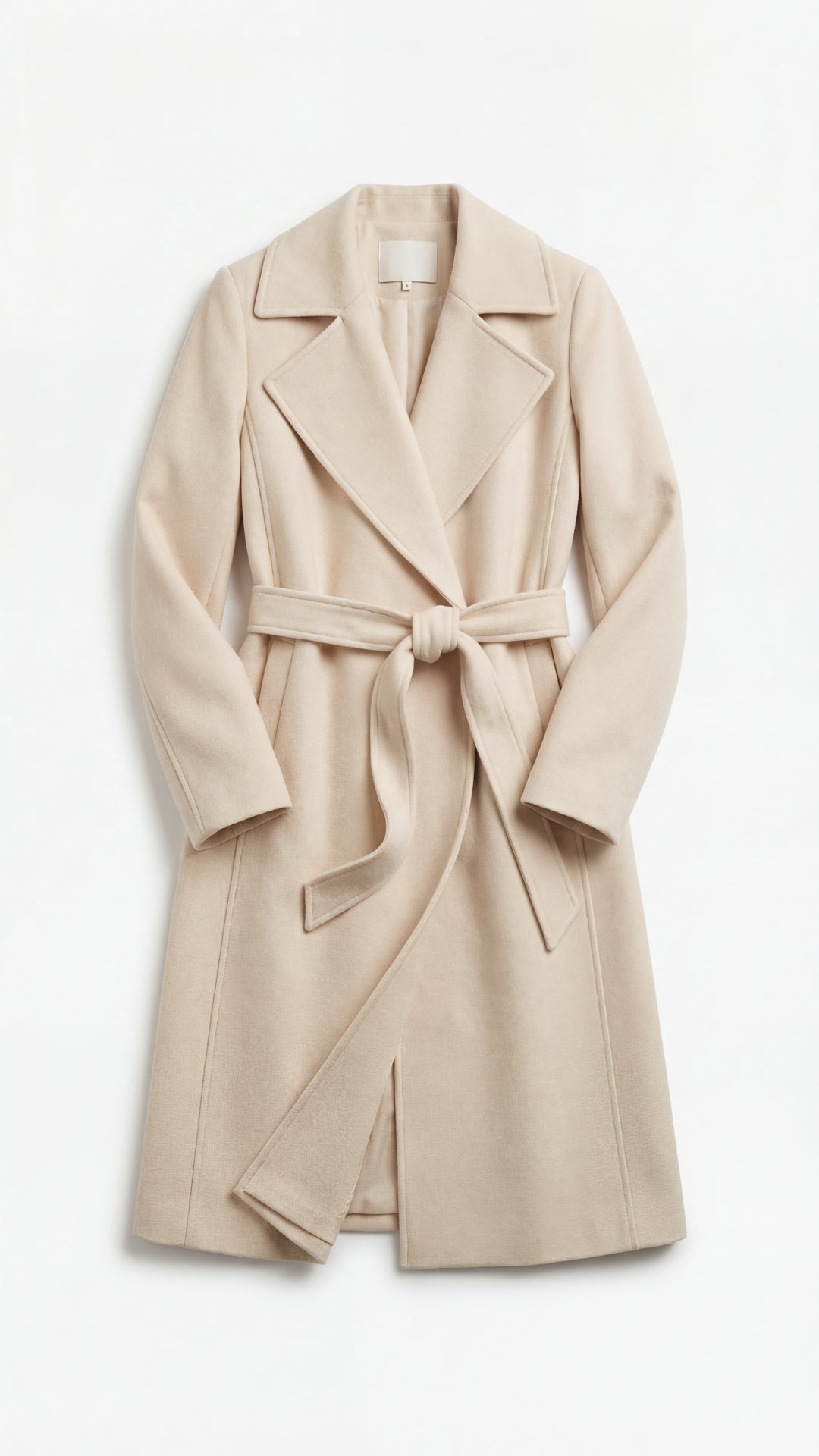Joyce Belted Wool Trench Coat