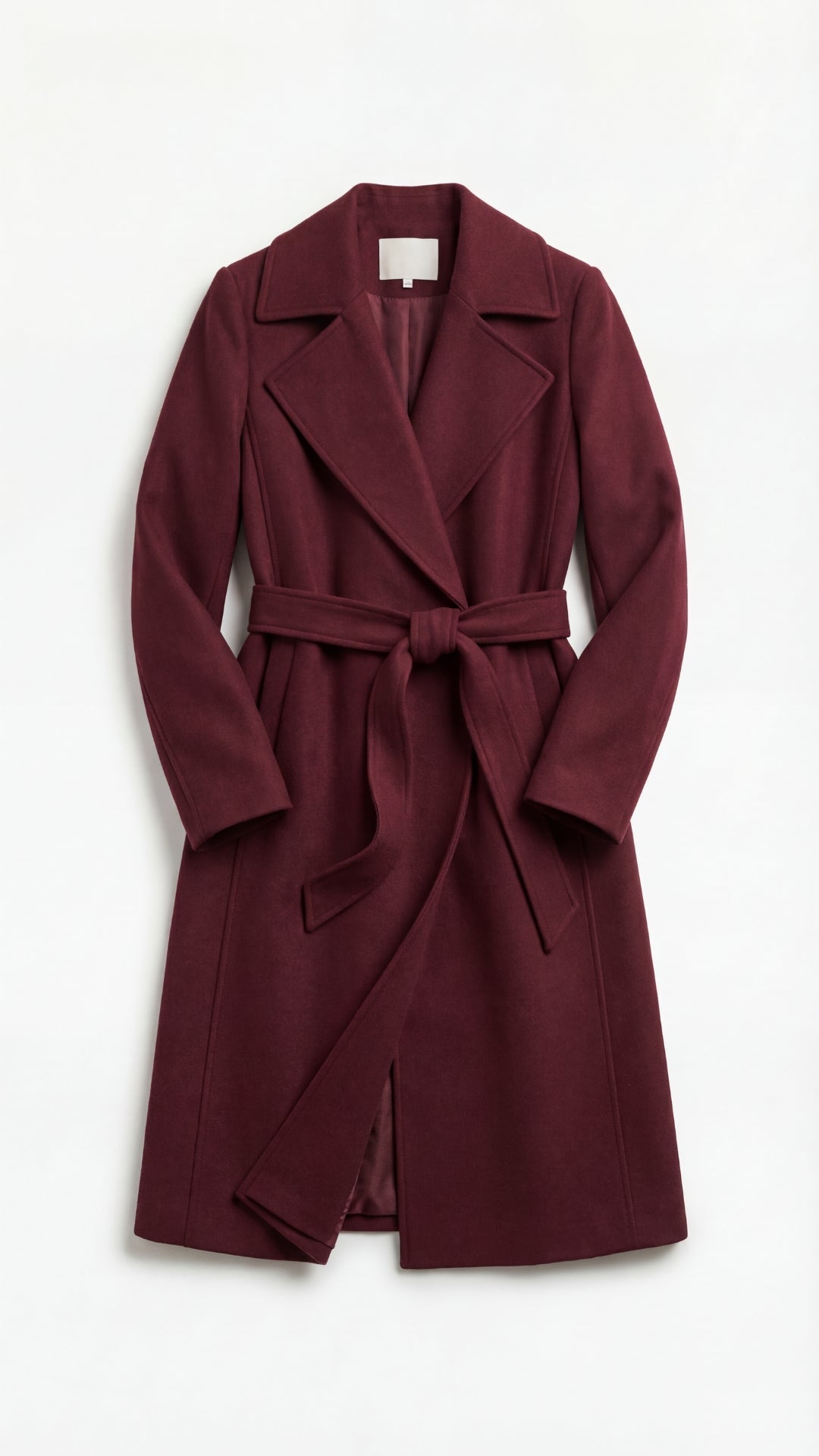 Joyce Belted Wool Trench Coat