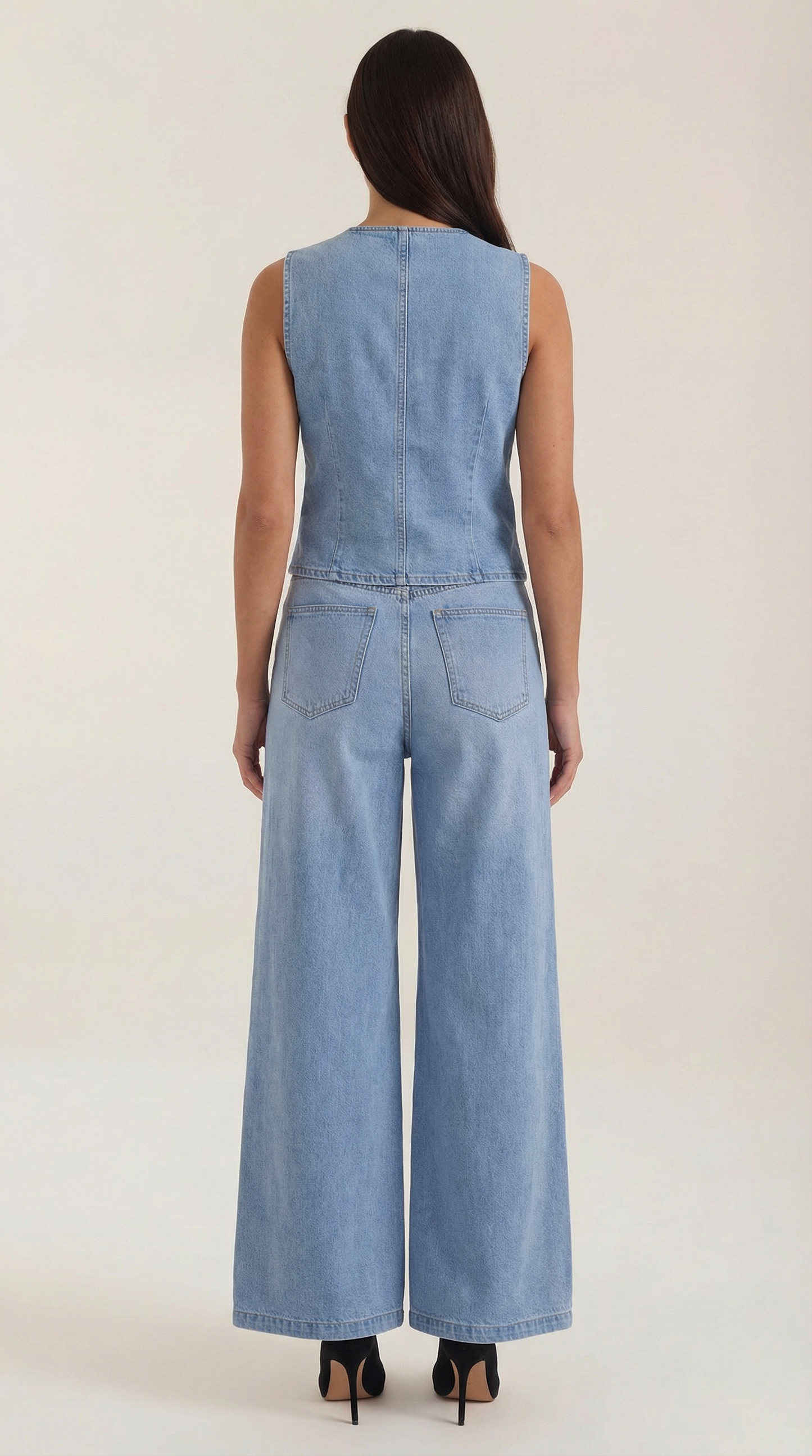 Rhonda Cotton Denim Set