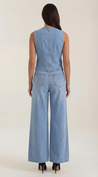 Rhonda Cotton Denim Set