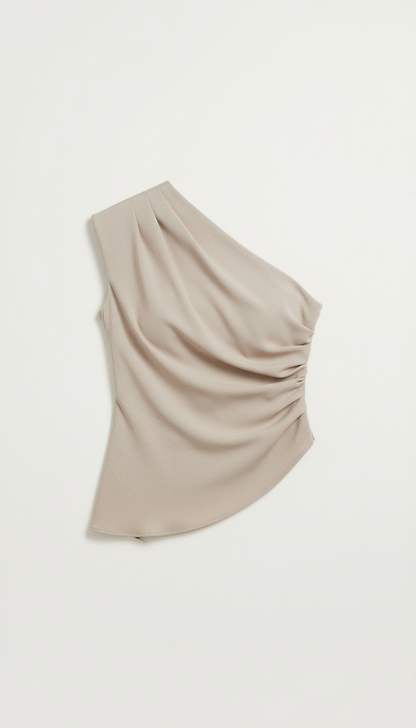 Selene Sleeveless One-Shoulder Top