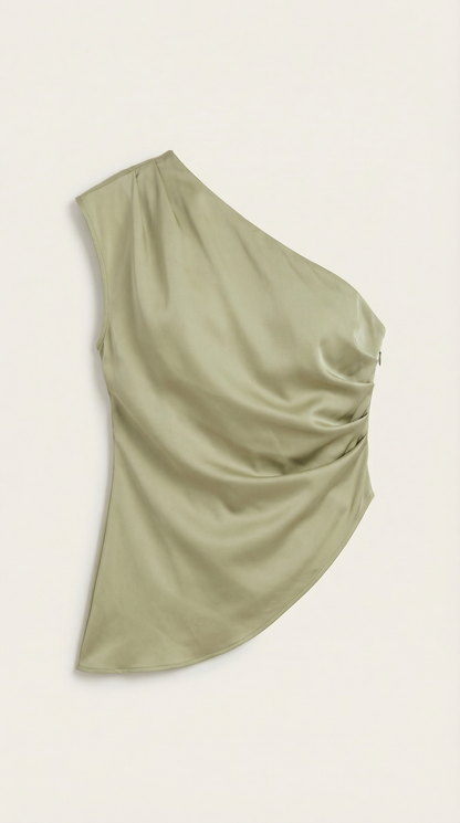 Selene Sleeveless One-Shoulder Top